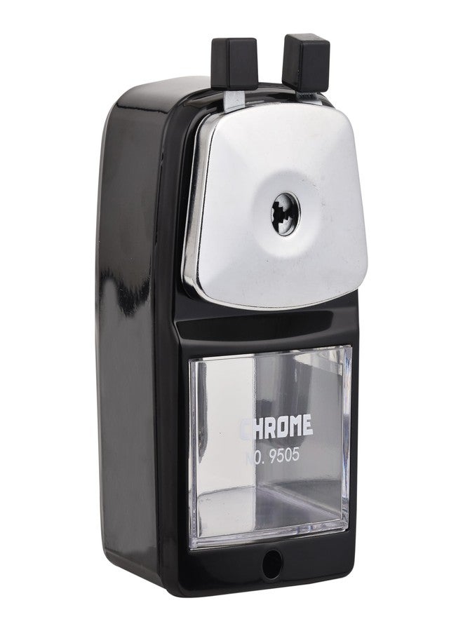 كروم 9505 - مبراة أقلام رصاص بهيكل معدني، كبيرة (أسود) - Image 4